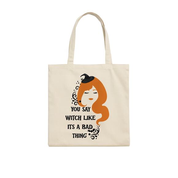 Maisey Mae "You Say Witch Like It’s a Bad Thing" Halloween Tote Bag – NEW - Picture 2 of 4